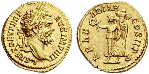septimius severus roman coin aureus